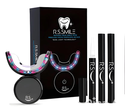 RS Smile Professional Wireless Teeth Whitening Kit – 32x Dual LED Lights
