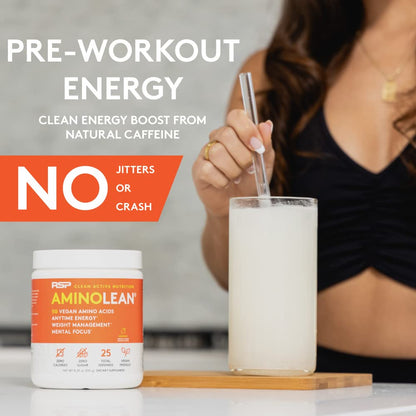 RSP Vegan AminoLean – All-in-One Natural Pre Workout (Pineapple Coconut)