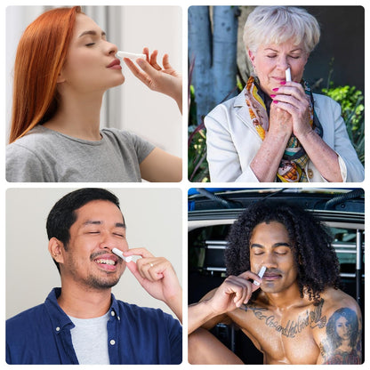 Ruduwu 4 Pack Nasal Stick | Natural Inhaler for Quick Refresh & Relaxation