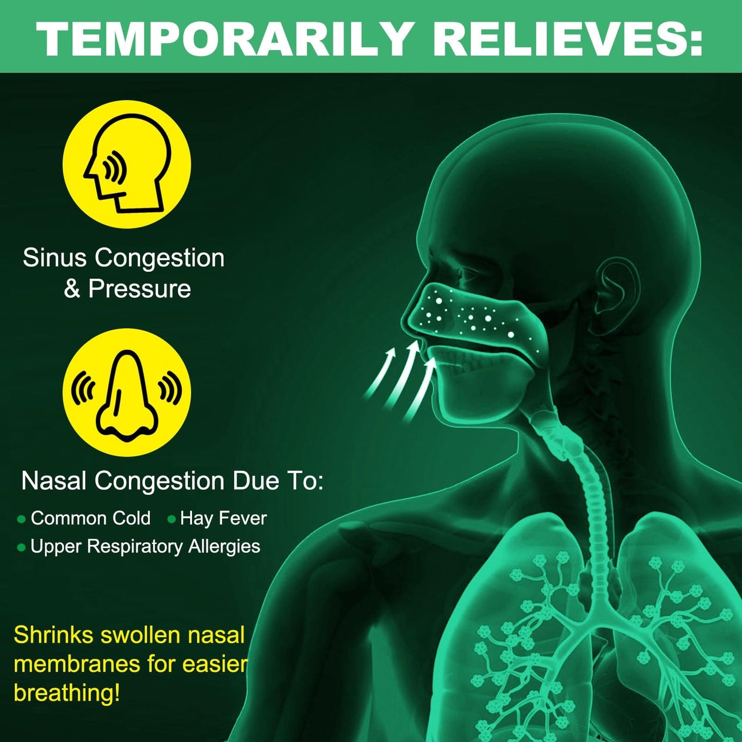 Ruduwu Nasal Stick 8 Pack — Natural Inhaler for Quick Congestion Relief, Energy Boost & Daily Relaxation