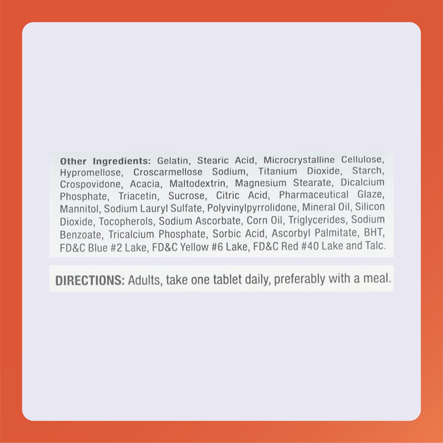 Rugby CertaVite Senior Multivitamin/Multimineral for Adults 50+ – 90 Tablets (1 Pack)