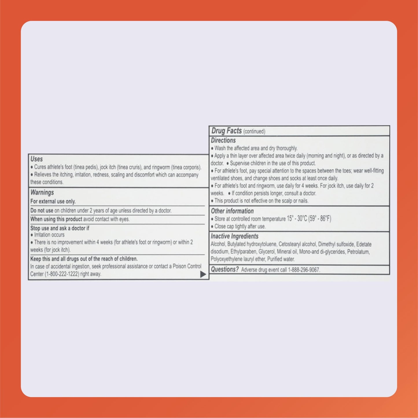 Rugby Clotrimazole 1% Antifungal Cream – Itch Relief for Athlete’s Foot, Ringworm, Jock Itch (0.5 oz) | Rugby Laboratories