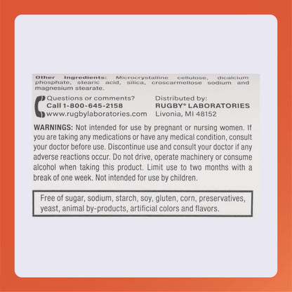 Rugby Melatonin 1mg Tablets - Dietary Supplement - 90 Count