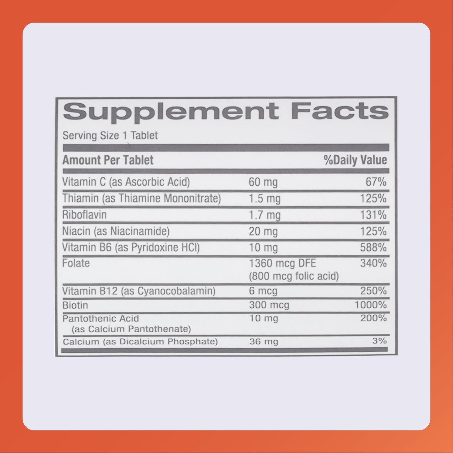 Rugby Nephro-Vite Vitamin B and C Complex Tablets – Dietary Supplement (100 Count) 3 Pack