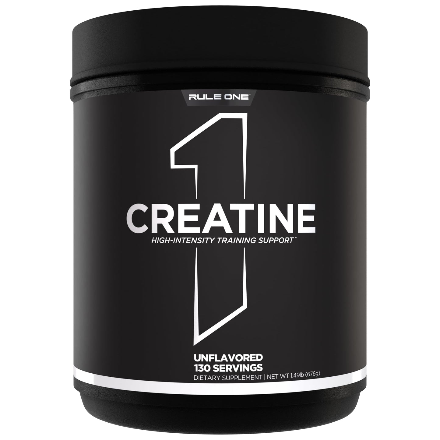Rule 1 Creatine Powder – Micronized Creatine Monohydrate (130 Servings, Unflavored)