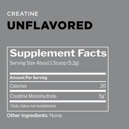 Rule 1 Creatine Powder – Micronized Creatine Monohydrate (130 Servings, Unflavored)