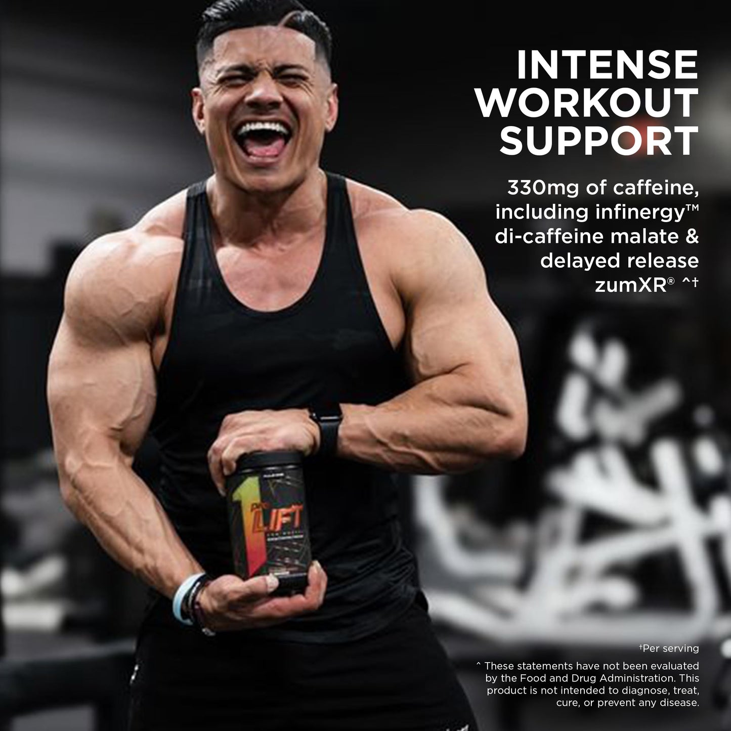 Rule 1 preLIFT Pre-Workout Snow Cone – 30 Servings, Citrulline, Beta-Alanine & Caffeine
