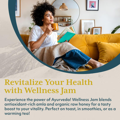 ruved Wellness Jam - Amla Jam with Honey, Immune & Digestive Support | Ayurvedic Amla & Ashwagandha