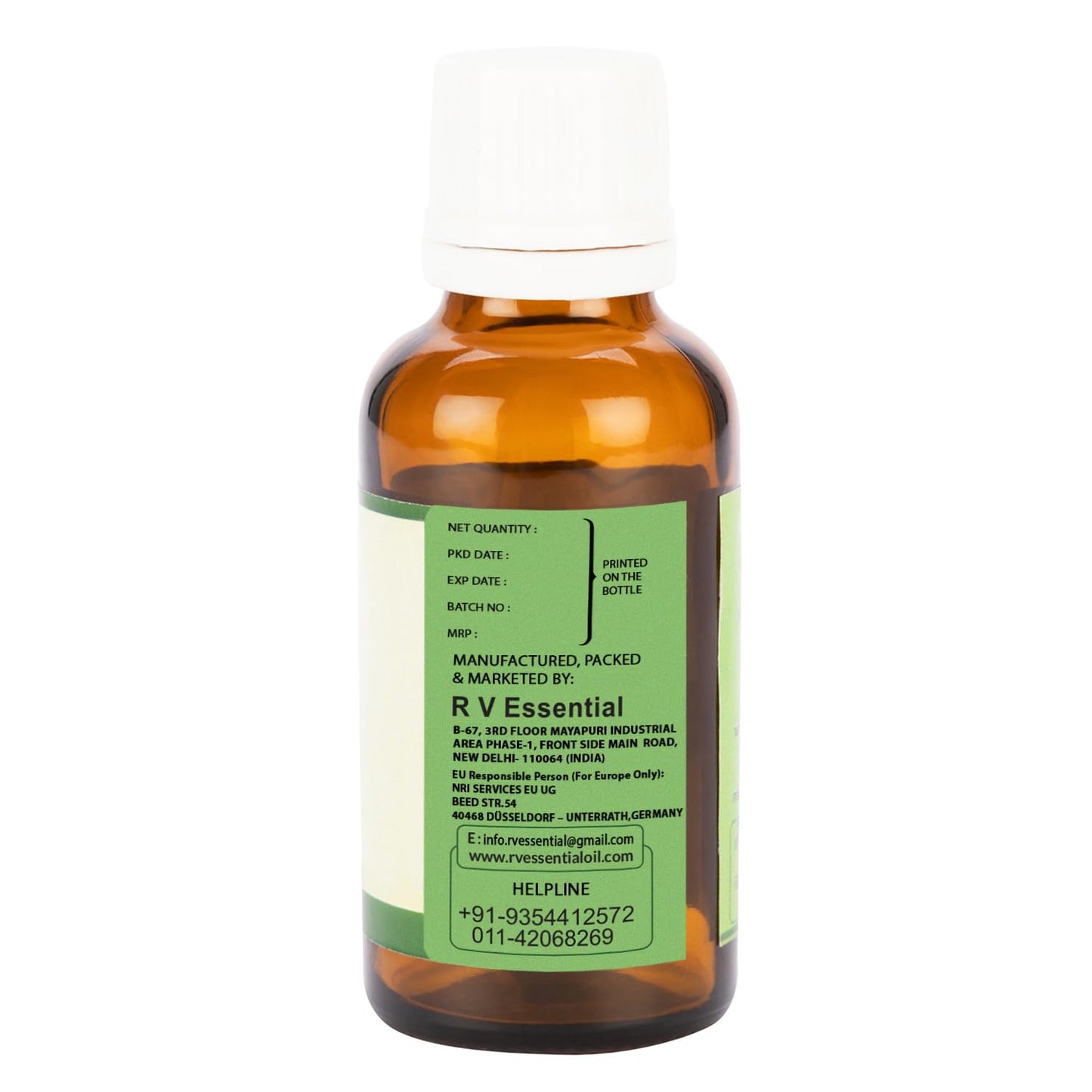 R V Essential Pure Benzoin Essential Oil 10ml | 100% Pure & Natural, Steam Distilled