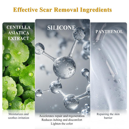 Rvlaim Silicone Scar Cream Gel – Advanced Scar Care for Surgical Scars & More (1.85 oz)