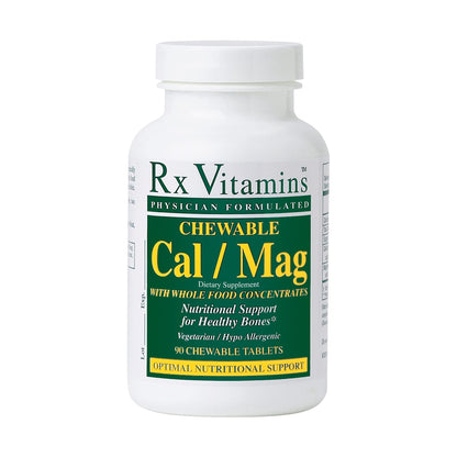 Rx Vitamins Chewable Calcium/Magnesium 90 Count – Vanilla Flavor
