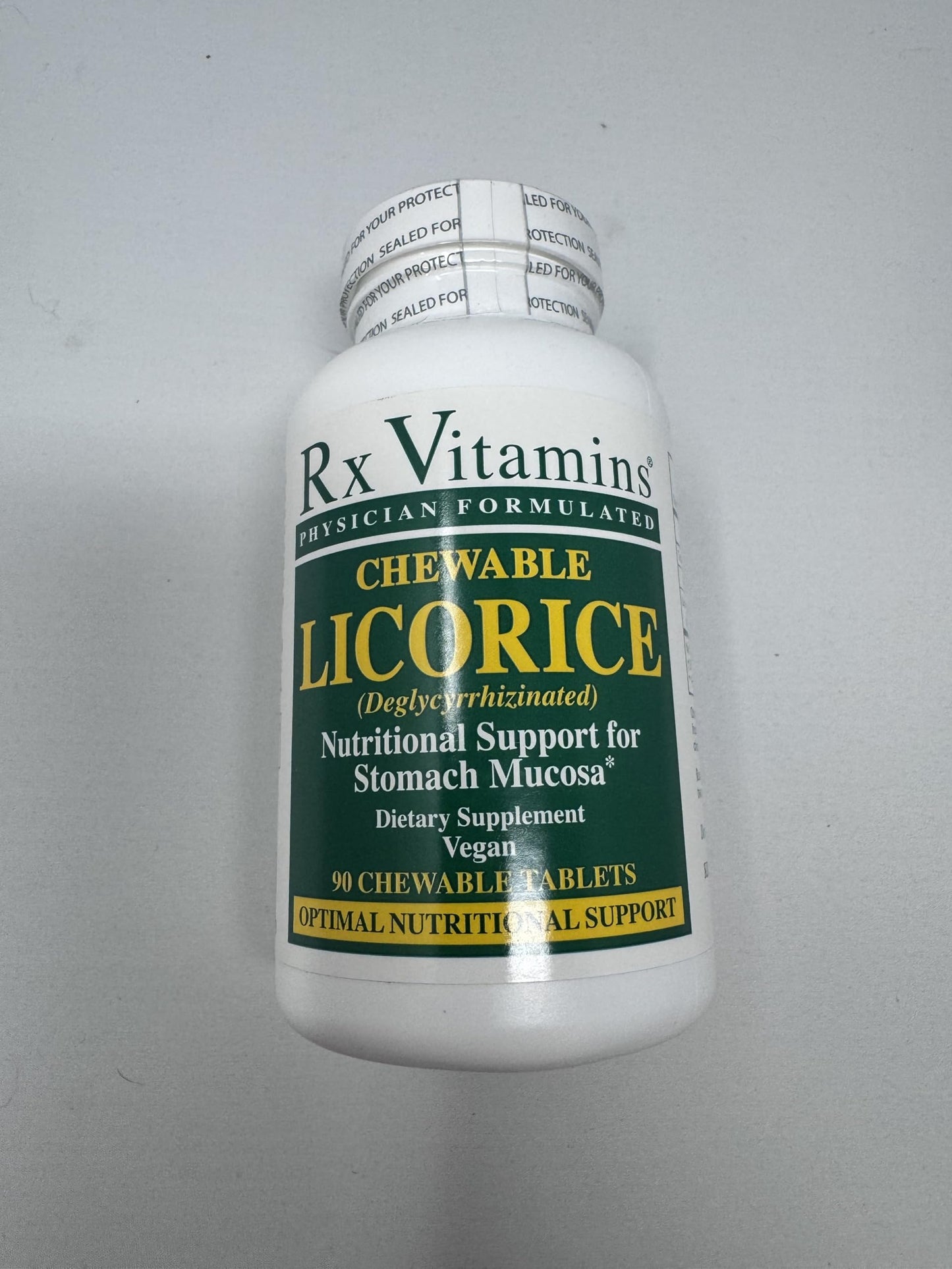 Rx Vitamins DGL Licorice 500 mg - 90 Tablets | Digestive Support