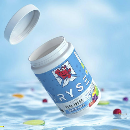 RYSE BCAA Focus Powder - Kool-Aid Tropical Punch (30 Servings) | Electrolytes, Caffeine & Cognizin