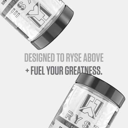 RYSE Creatine Monohydrate Powder - Unflavored | Lean Muscle Growth, Strength & Endurance | 60 Servings