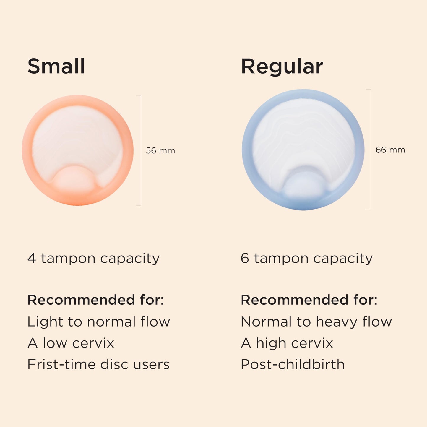 Saalt Menstrual Disc Duo – 12-Hour Reusable Period Disc, BPA & Latex Free