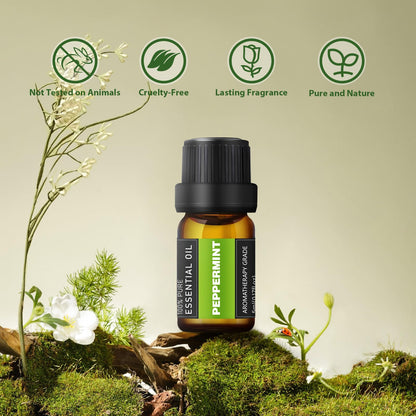 SACATR 60 Bottles Premium Essential Oils Set - Natural Oils for Diffuser, Humidifier, Candle and Soap Making (60x5 ml)