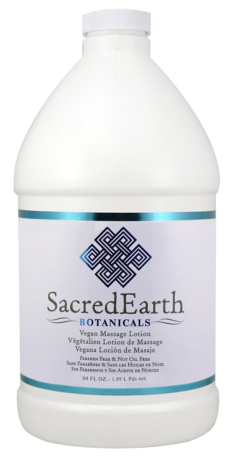 Sacred Earth Botanicals Lotion (½ Gallon) – Unscented Massage Lotion