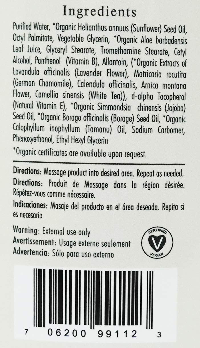 Sacred Earth Botanicals Lotion (1 Gallon) – Vegan, Unscented, Water Dispersible