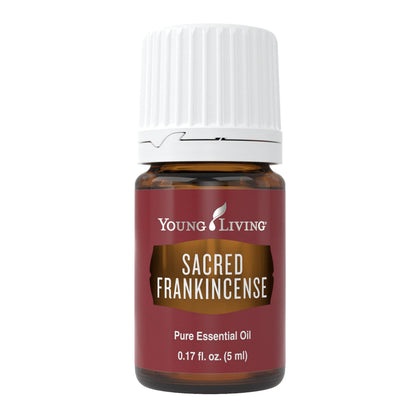 Young Living Sacred Frankincense Essential Oil 5ml – Grounding, Woodsy Aroma for Meditation & Yoga
