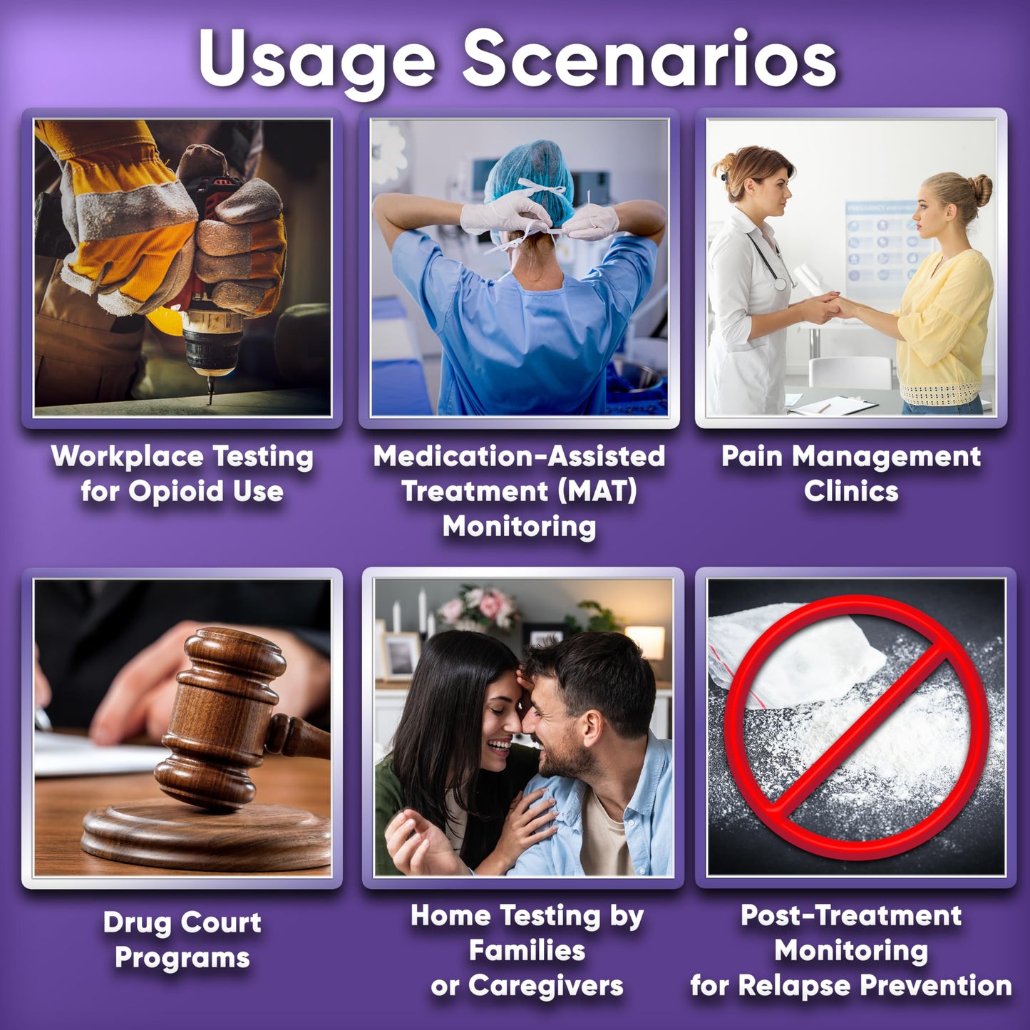Safe Life Buprenorphine Urine Drug Test – Single Panel (10 ng/mL), 10-Pack, Fast 5-Min Results