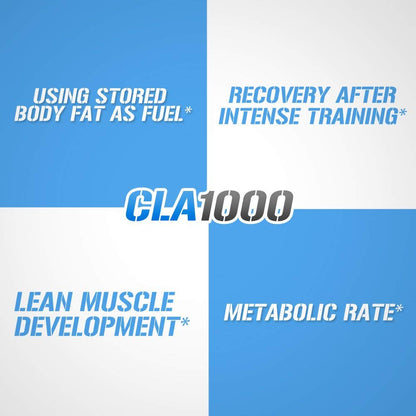 CLA 1000mg Pills – Safflower-Based Fat Loss Support (180 Count) | EVL