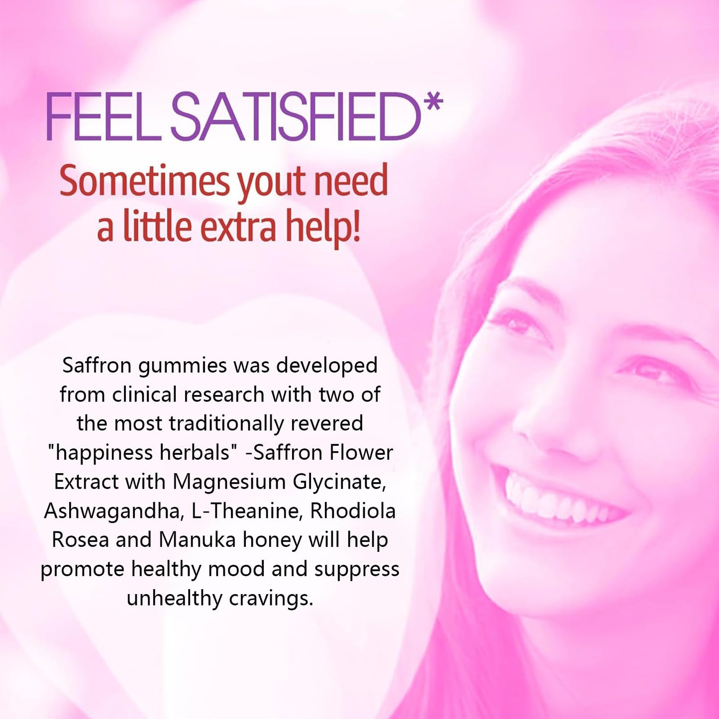 Saffron Gummies 100mg – 100% Pure Saffron Extract, Mood & Power (60 Count)