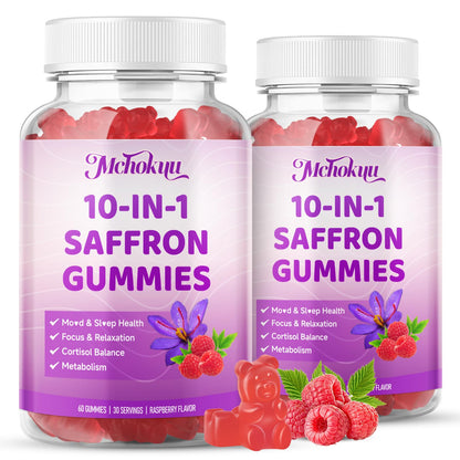 Saffron Gummies for Kids & Adults – Vision, Focus & Stress Support