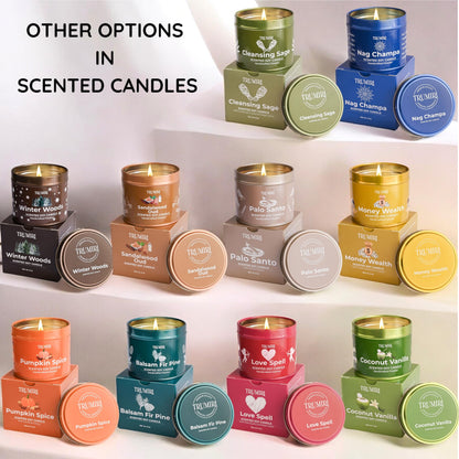 Sage Candle for Cleansing House with Crystals – 5oz Soy Wax, Non-Toxic Aromatherapy Gift
