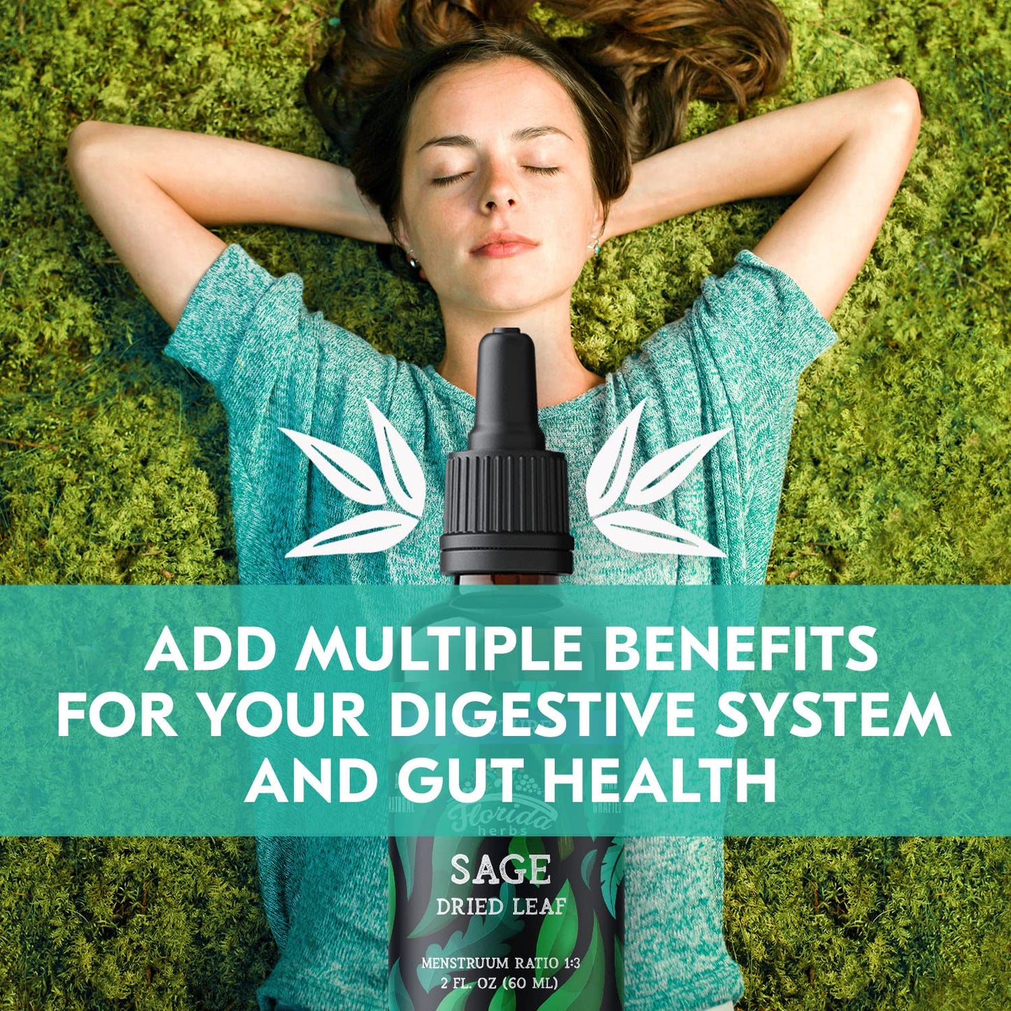 Sage Extract – Natural Dried Sage Supplement (Salvia officinalis) – Organic, Non-GMO – Made in USA – 2 oz (Pack of 2)