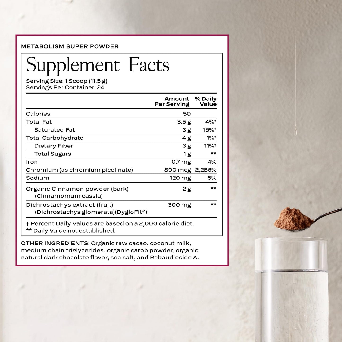 SAKARA Metabolism Super Powder – Appetite Control, Weight Management, Chocolate Flavor | Vegan & Non-GMO | 24 Servings