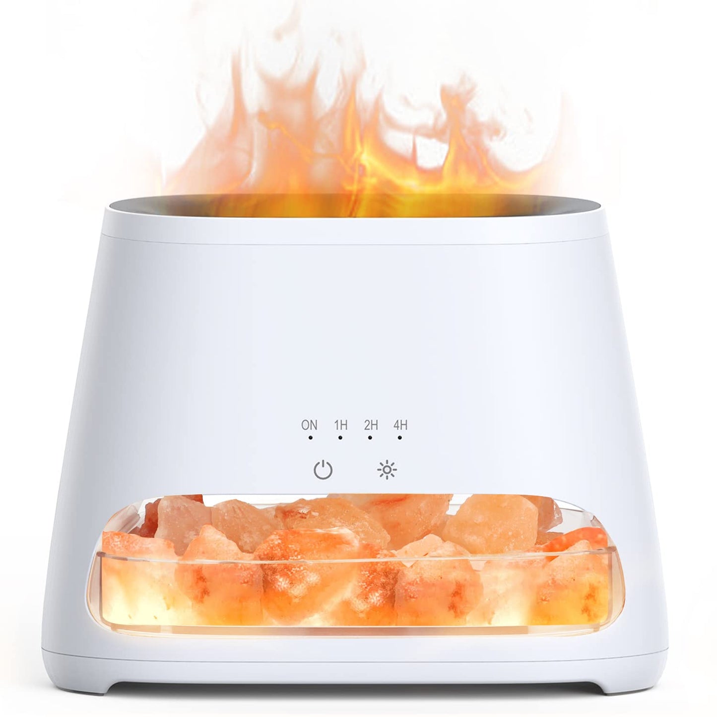 SALKING 2-in-1 Himalayan Salt Lamp & Ultrasonic Essential Oil Diffuser