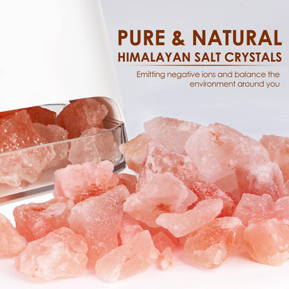 SALKING 2-in-1 Himalayan Salt Lamp & Ultrasonic Essential Oil Diffuser