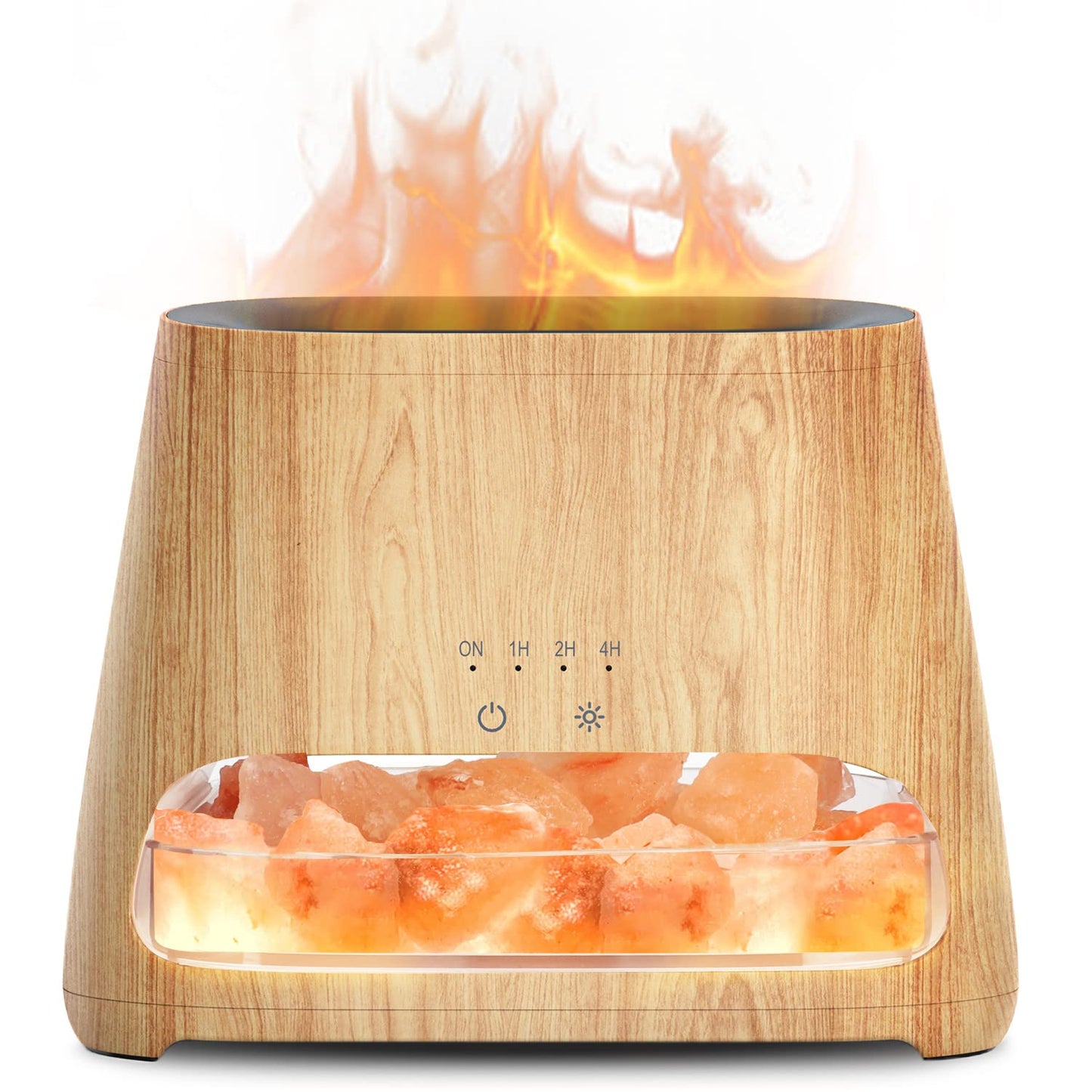 SALKING 2-in-1 Himalayan Salt Lamp & Essential Oil Diffuser – 150ml, Auto Off
