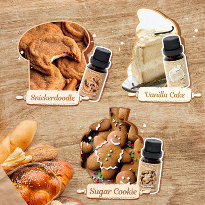 SALKING Bakery Fragrance Oils – Premium Essential Oils for Diffuser, Soap & Candle Making