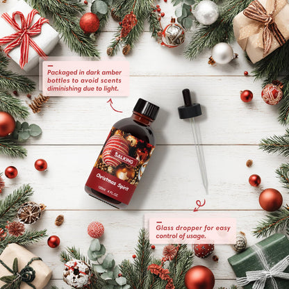 SALKING Christmas Spirit Fragrance Oil 120ml | Premium Essential Oils