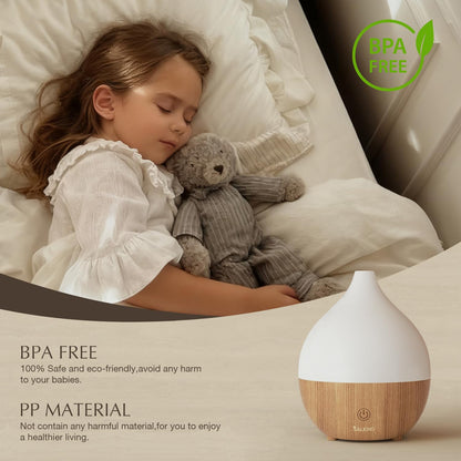SALKING 100ml Essential Oil Diffuser - Auto Shut-Off, Ultrasonic Cool Mist for Office & Home