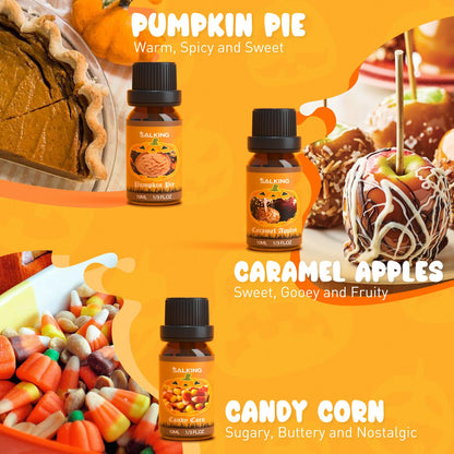 SALKING Halloween Fragrance Oils Gift Set | Premium Diffuser & Soap Making Oils