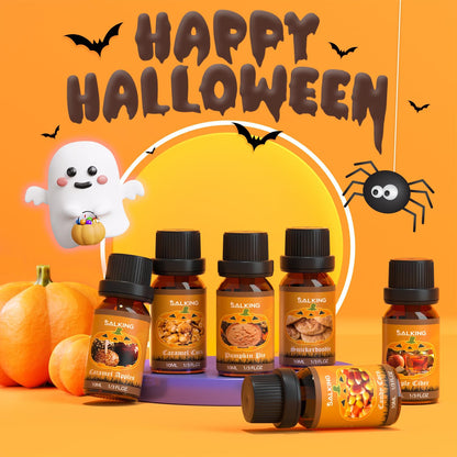 SALKING Halloween Fragrance Oils Gift Set | Premium Diffuser & Soap Making Oils
