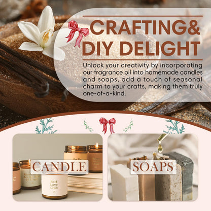 Warm Vanilla Sugar Fragrance Oil 120ml by SALKING – Premium Diffuser & Candle Oils