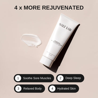 Salt Lab Magnesium Lotion – Muscle Repair Cream with Shea Butter | 100 mL
