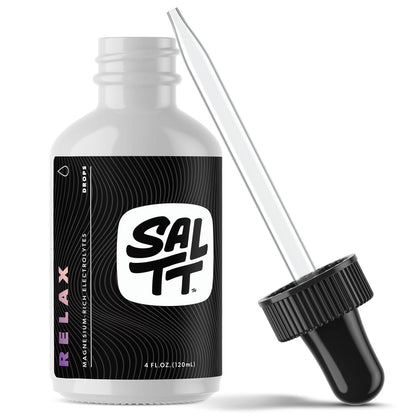SALTT Relax Magnesium Drops - Ionic Magnesium Chloride + Electrolytes - 120ml