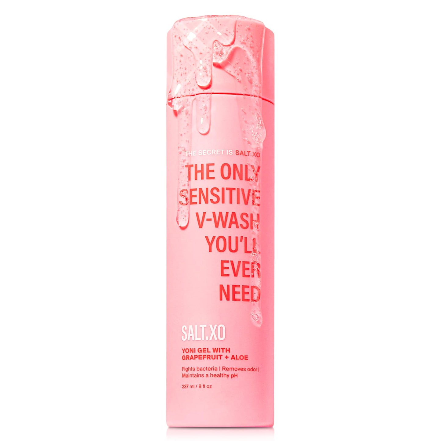 SALT.XO Grapefruit Sensitive Yoni Gel Wash – pH-Balanced, Cruelty-Free Intimate Care (8 oz)