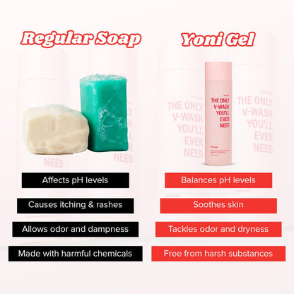 SALT.XO pH Balancing Yoni Gel Wash – Refreshing Peppermint, 8 Fl Oz