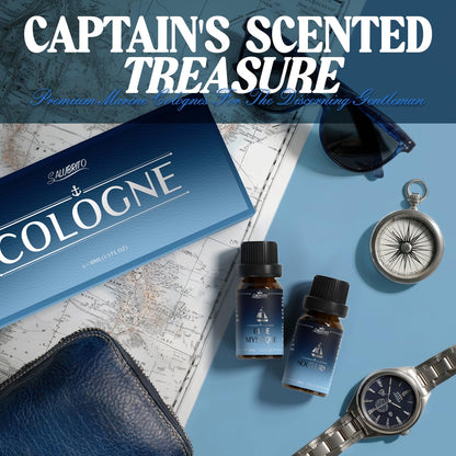 SALUBRITO Cologne Fragrance Oils – Premium 6x10ml Essential Oil Set for Diffuser, Soap & Candle Making