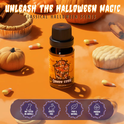 SALUBRITO Halloween Fragrance Oils Set – Diffuser, Candle & Soap Gift