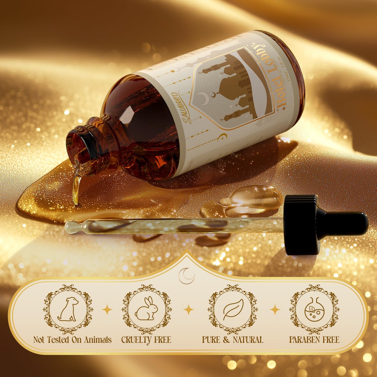 SALUBRITO Hotels Lobby Essential Oil 120ml | Luxury Fragrance Oil for Diffusers, Candles & Soaps