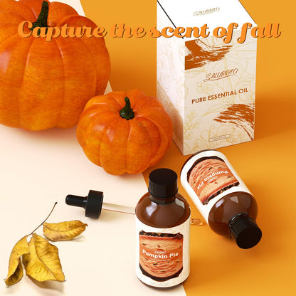 SALUBRITO Pumpkin Pie Essential Oil 4 oz (120 ml) – Pure & Natural Fragrance Oil