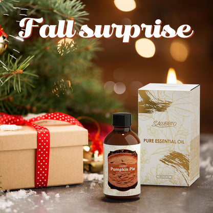 SALUBRITO Pumpkin Pie Essential Oil 4 oz (120 ml) – Pure & Natural Fragrance Oil