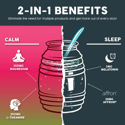 Salud 2-in-1 Sleep Aid + Calm Drink Mix – Prickly Pear, 15 Servings