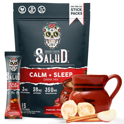 Salud 2-in-1 Sleep Aid + Calm Drink Mix – Ponche Flavor